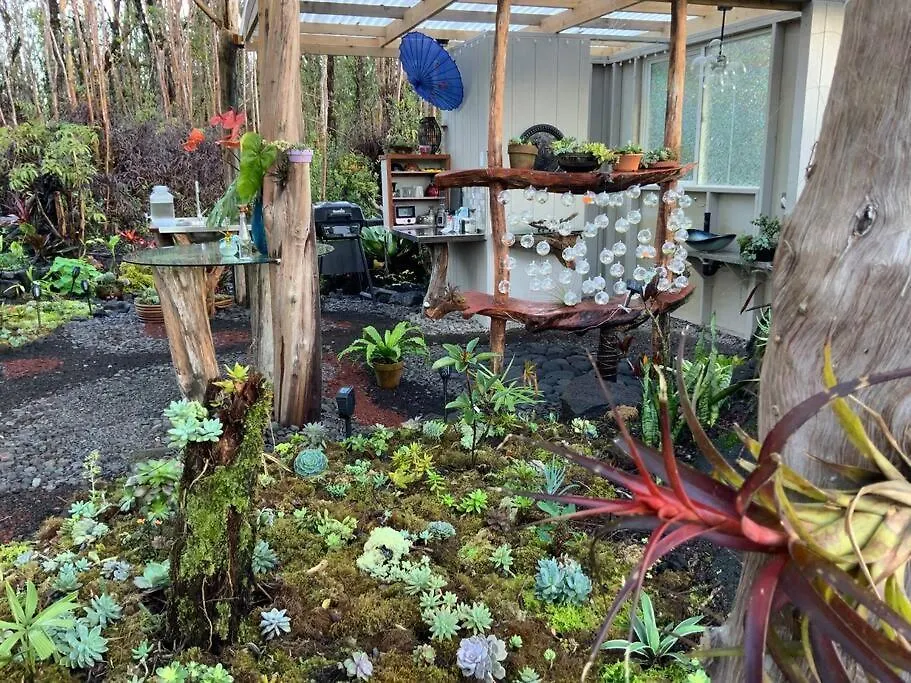 Lantställe Exotic Garden Cottage At Amazing Volcano Fissure Mountain View