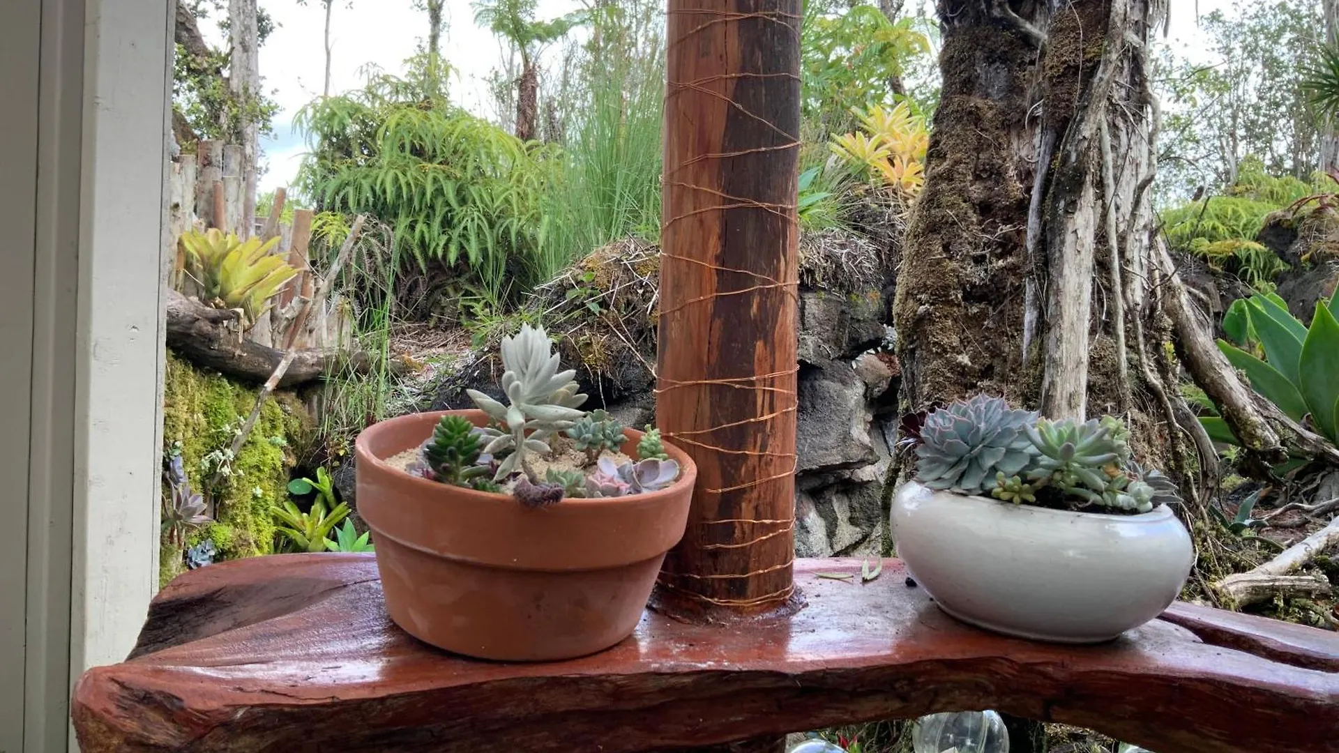 Exotic Garden Cottage At Amazing Volcano Fissure Mountain View