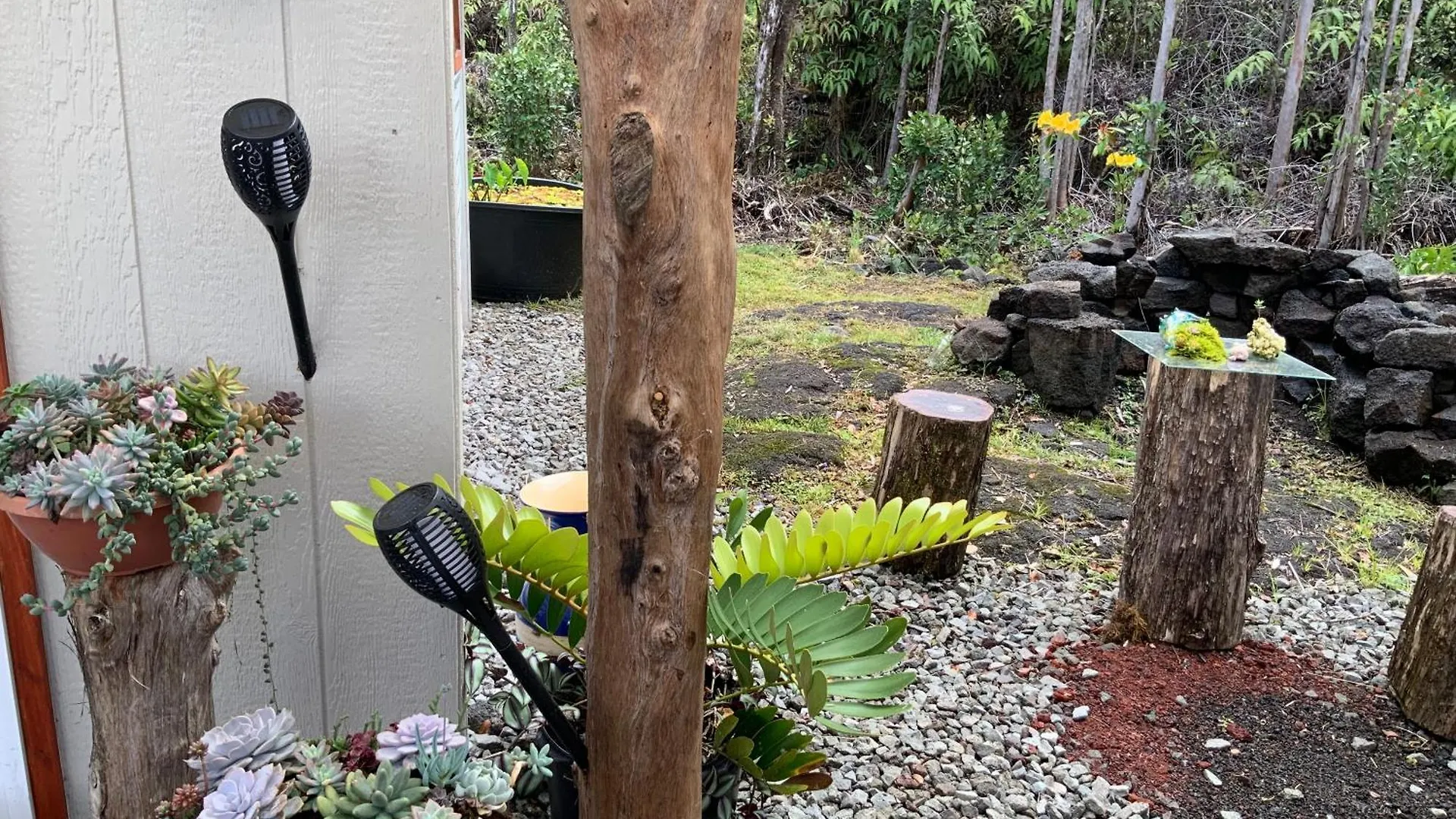 Exotic Garden Cottage At Amazing Volcano Fissure Mountain View