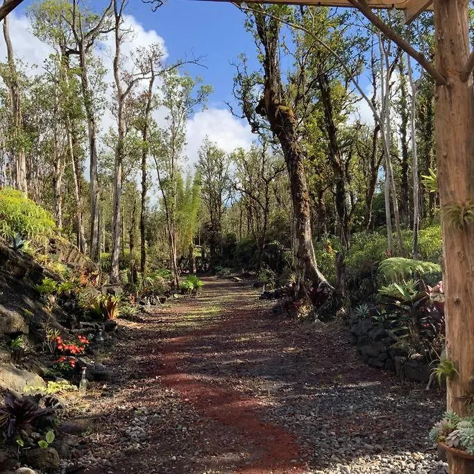 Landhuis Exotic Garden Cottage At Amazing Volcano Fissure Mountain View