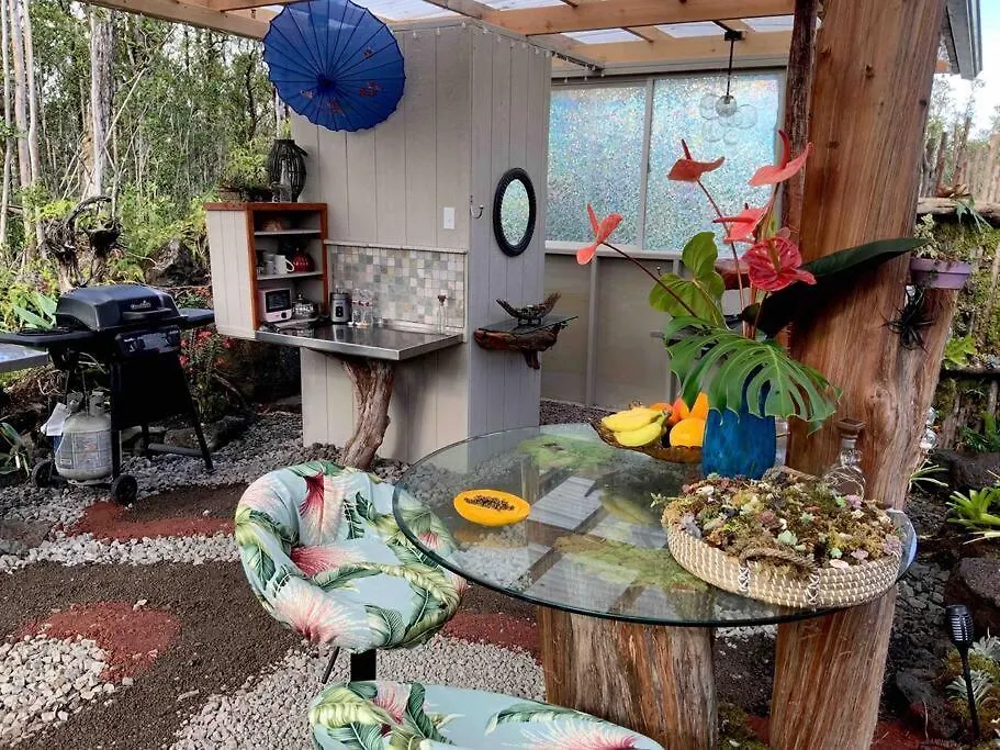 Exotic Garden Cottage At Amazing Volcano Fissure Mountain View 0*,
