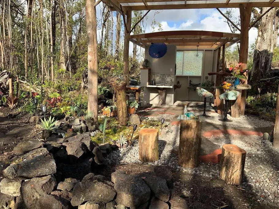 Landhuis Exotic Garden Cottage At Amazing Volcano Fissure Mountain View Verenigde Staten