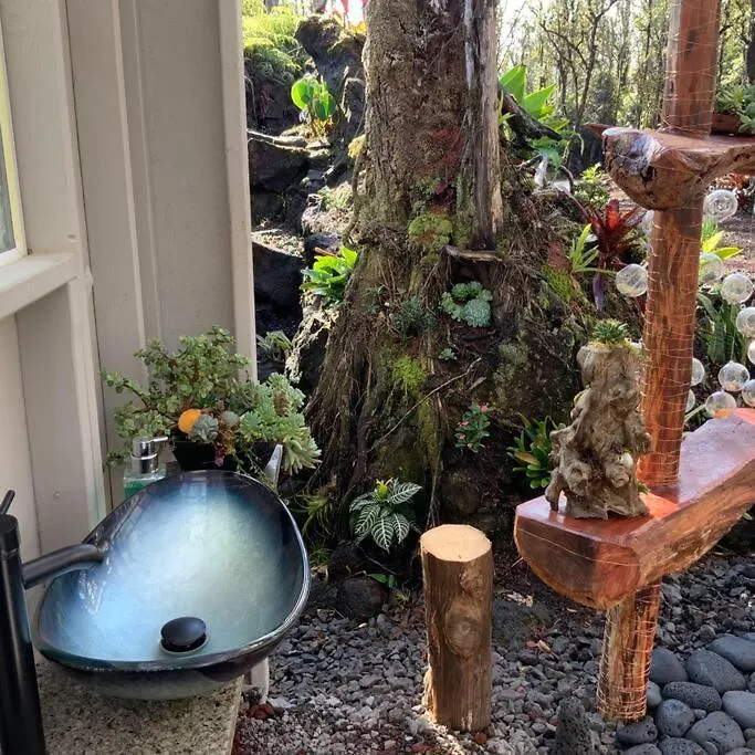 Exotic Garden Cottage At Amazing Volcano Fissure Mountain View 0*,