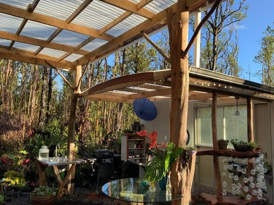 Landhuis Exotic Garden Cottage At Amazing Volcano Fissure Mountain View Verenigde Staten